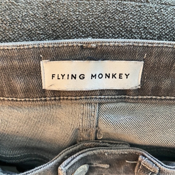 Flying Monkey Gray Ankle Mid Rise Stretch Jeans - Picture 6 of 9